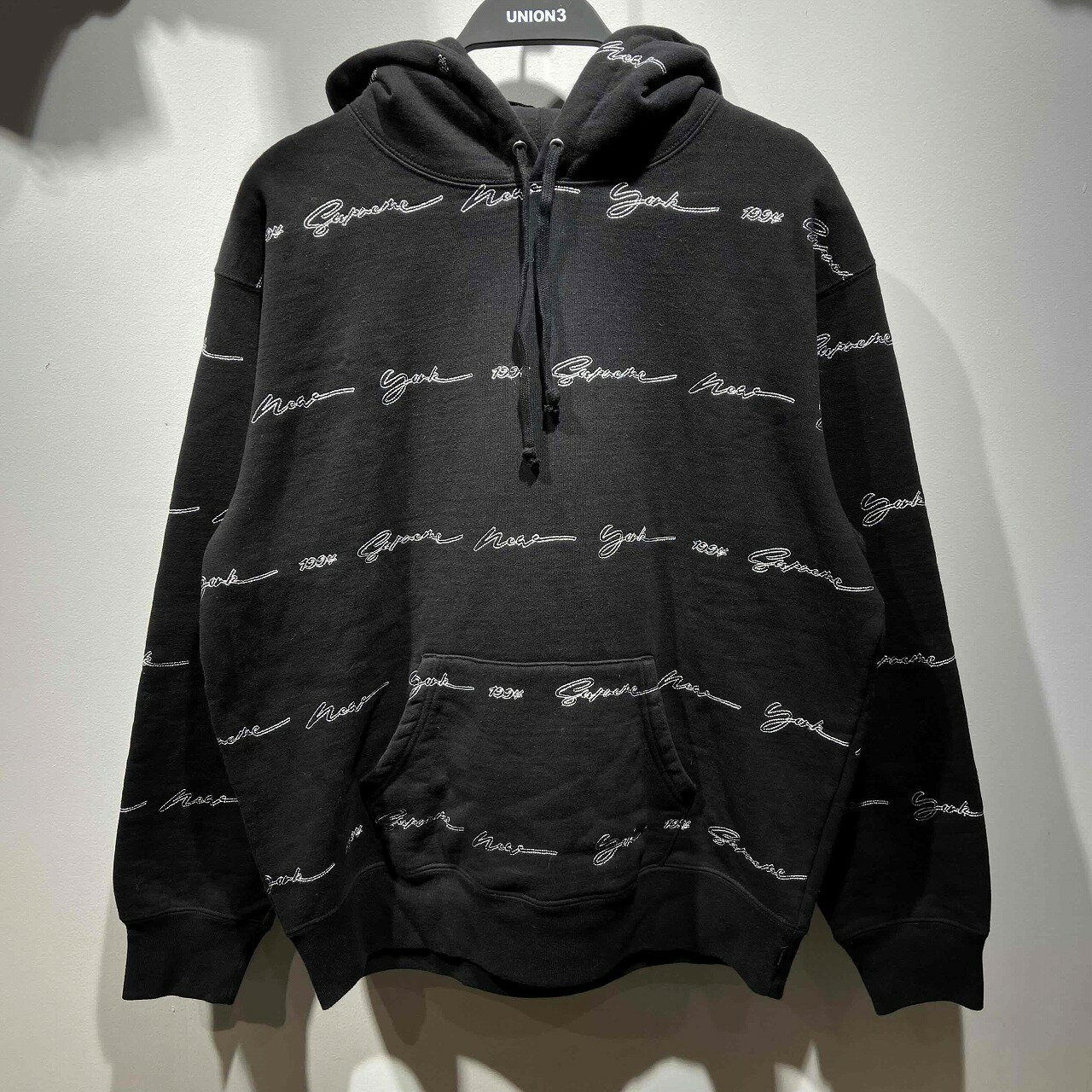 Supreme 22ss Script Stripe Hooded Sweatshirt S ץ꡼ ץ ȥ饤 աǥåɥåȥ ѡ ضŹš