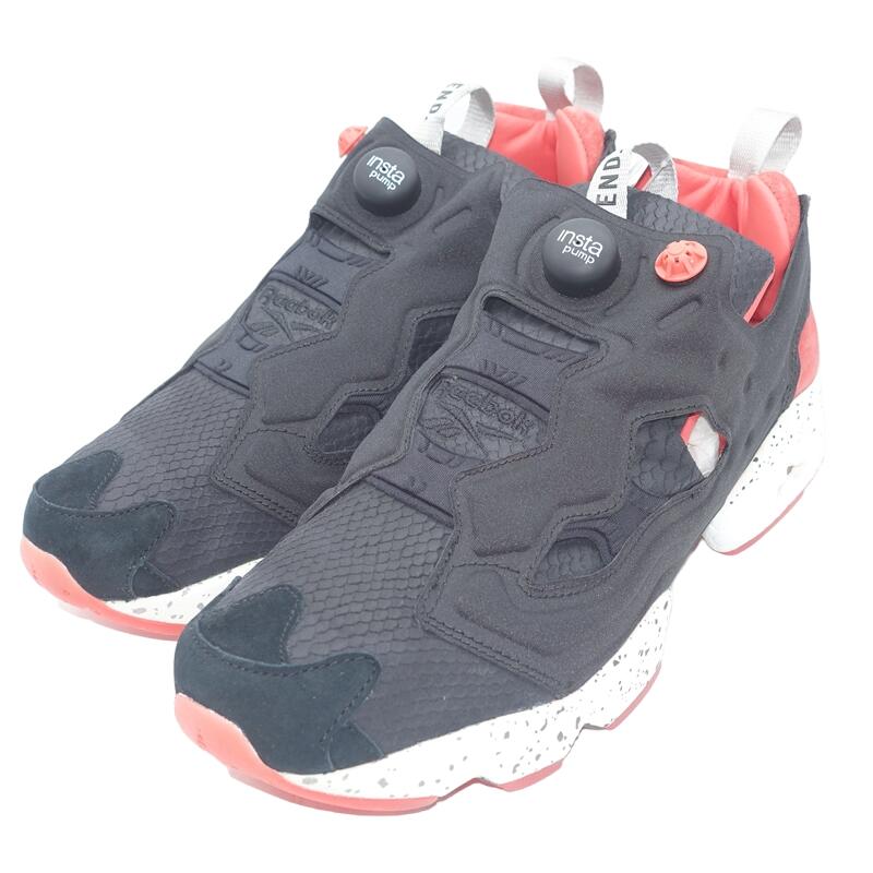 REEBOK END. INSTAPUMP FURY BLACK SALMON BD3347 SIZE 28.5cm リーボック エンド インスタポンプ フューリー ブラック サーモン スニーカー 大名店【中古】