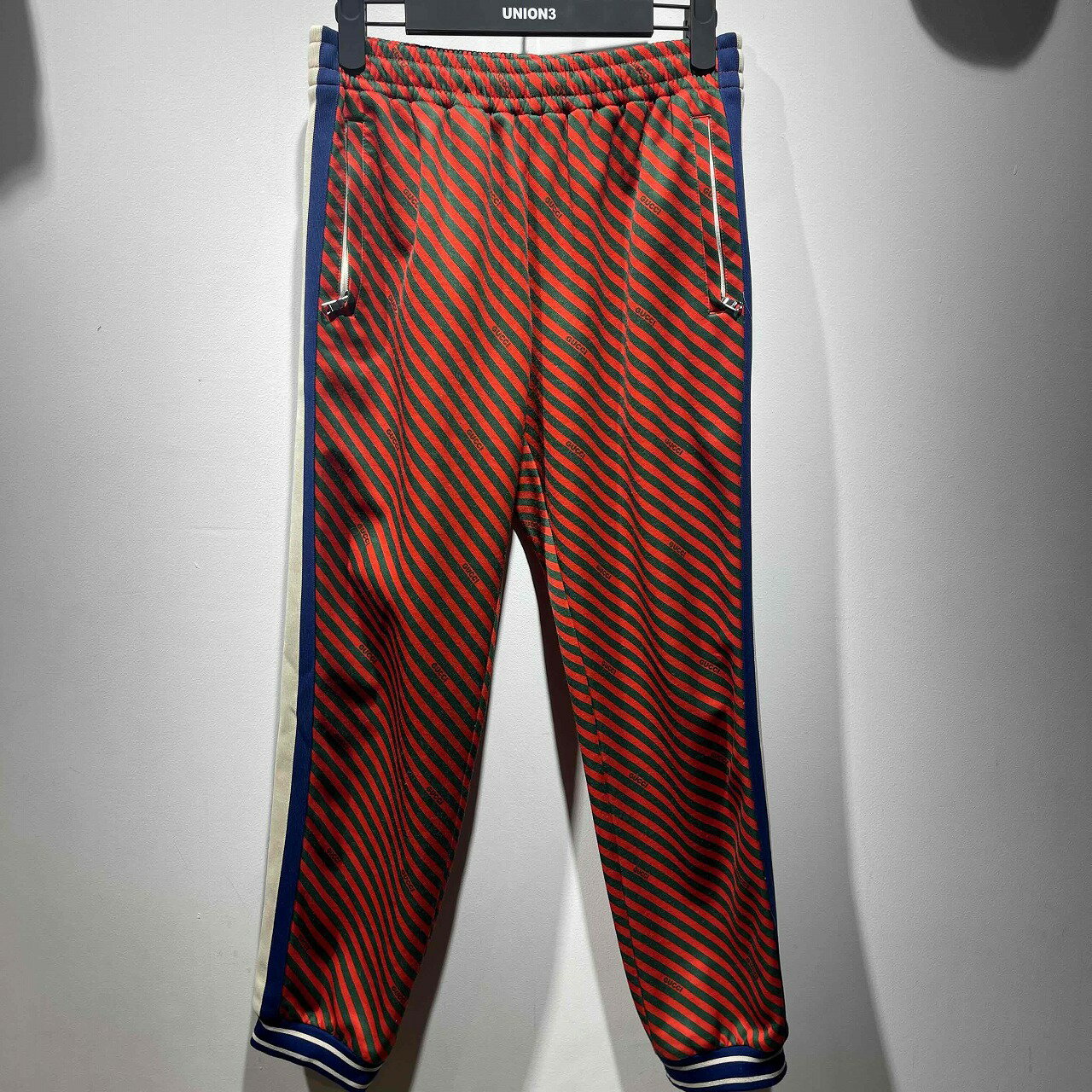 GUCCI 19aw STRIPE JOGGING PANT 575776-XJBBG グッチ ストライプ ジョギング パンツ店