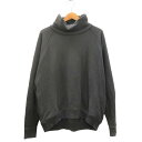 GRAPHPAPER 21aw LOOPWHELLER HI NECK SWEAT Size-1 GU213-70718B グラフペーパー ループウィラー ハイネック スウェット 大名店【中古】