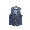 REMI RELIFE EMBROIDERY CORDUROY VEST レミレリーフ コーデュロイベスト SIZE-M 大名店【中古】