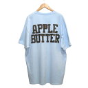 APPLE BUTTER STORE COLLEGE BEE LOGO TEE LT.BLUE SIZE XXL Abvo^[XgA JbW I S TVc 喼XyÁz