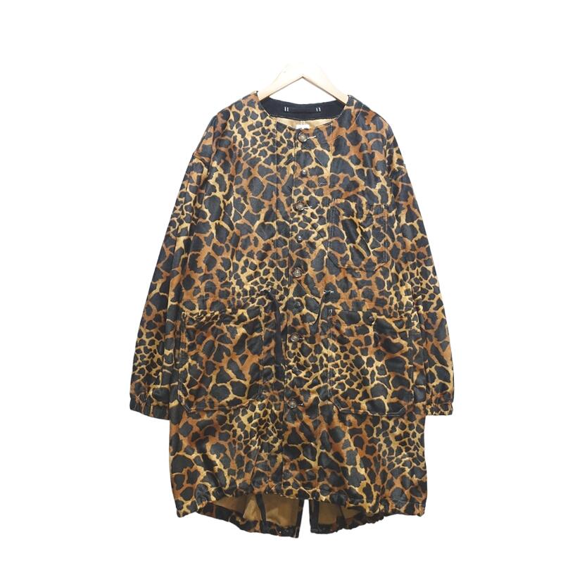 AiE 18aw Gas Cape Coat Leopard SIZE-S エーアイイー レオパード コート 大名店【中古】