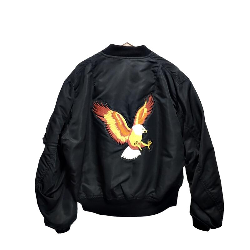 乐天商城 - USED EAGLE CUSTOM MA-1 0615-00-573-8336 SIZE-XL イーグルカスタム MA-1 ジャケット 大名店【中古】