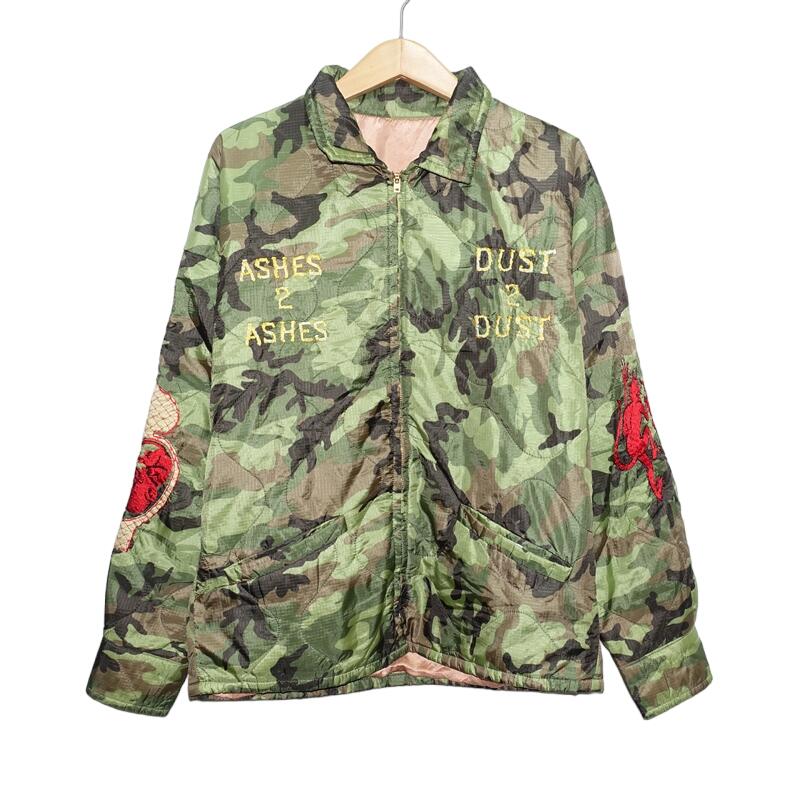 SAINT Mxxxxxx 23ss VETNAM JAMPER CAMO Size-M SM-A22-0000-036 MICHAEL セントマイケル ベトナム ジャンパー べトジャン キルティング ジャケット カモ 迷彩 大名店【中古】