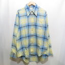 70's BRENT CHECK RAYON SHIRT Size L ブレント レーヨン チェック シャツ 大名店