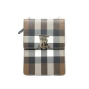 BURBERRY Robin Check Bag バーバリー ロビン レザー チェック バッグ 大名店【中古】