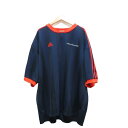 Gosha Rubchinskiy adidas game shirt navy Size-XL ゴーシャラブチンスキー アディダス ゲーム シャツ 大名店【中古】