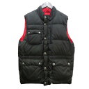 G1950 REVERSIBLE DOWN VEST SIZE L ダウンベスト リバーシブル ブラック レッド 大名店【中古】