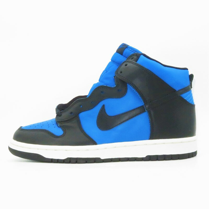 NIKE 2000 DUNK HIGH LE BLACK BLUE SPARK 630335-004 SIZE 27.0cm VINTAGE ナイキ ダンク ハイ ブラック ブルー スパーク ヴィンテージ ビンテージ スニーカー 大名店【中古】