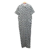 SUPREME 17ss S/S COVERALL CHECKER SIZE L シュプリーム カバーオール ブロックチ...