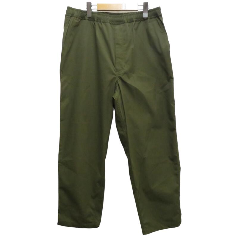 DAIWA PIER39 x Fresh Service 21aw Loose Stretch Twill Easy Trousers Size- L ダイワ ピアサーティナイン フレッシュサービス パンツ ナイロン トラウザー オリーブ 大名店【中古】