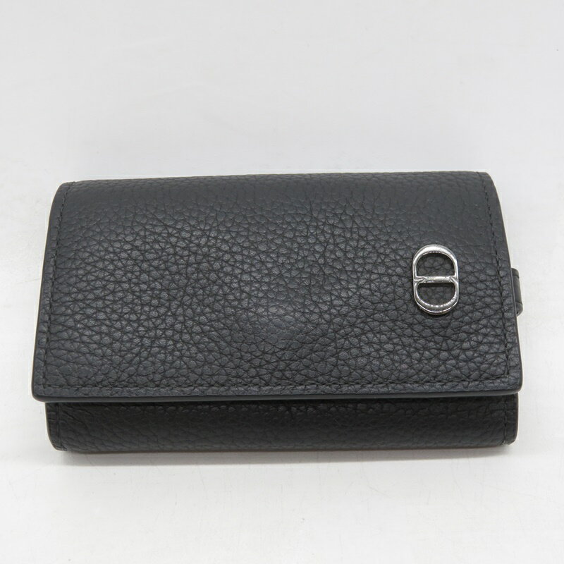 DIOR CD ICON LEATHER KEY CASE BLACK ǥ   쥶  ֥å ̾Źš