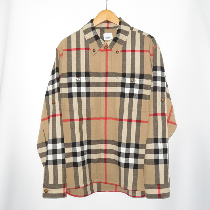 BURBERRY LONDON ENGLAND 22aw VINTAGE CHECK BUTTON FRONT SHIRT SIZE S 8058584 バーバリー ロンドン イングランド ヴィンテージ チェック ボタン フロント シャツ 大名店【中古】