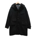 WOOLRICH WOOLEMILLS FUR COLLAR MELTON COAT SIZE S BLACK E[b`E[~Y t@[ J[ g R[g WPbg 喼XyÁz