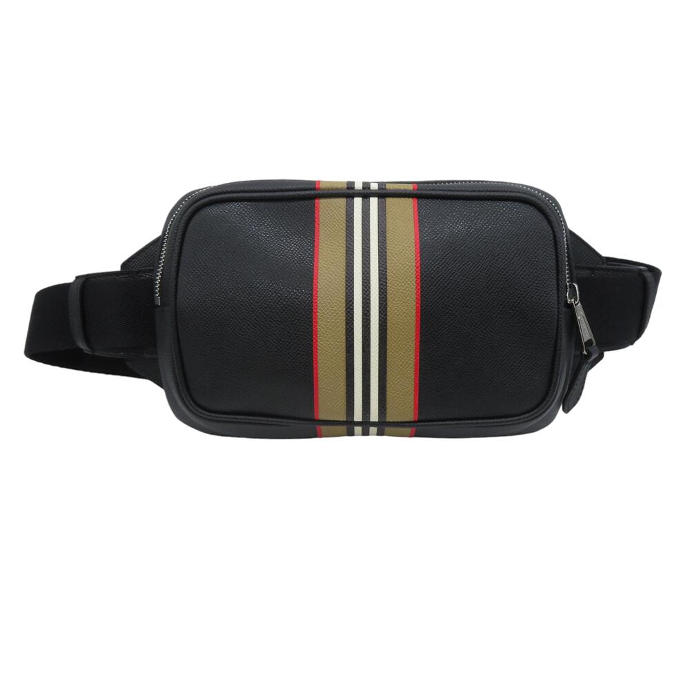 BURBERRY Icon Stripe Waist Bag バーバリー ストライプ ウェスト ボディ バッグ 大名店【中古】