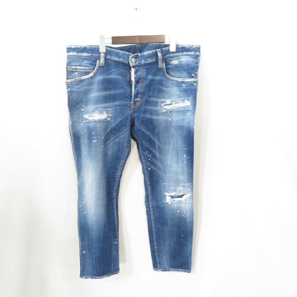 DSQUARED2 23aw SUPER TWINKY JEANS S74LB1327 Size-56 ディースクエアード デニム ダメージ パンツ 大名店【中古】