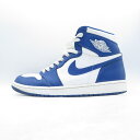 NIKE 2016 AIR JORDAN1 RETRO HIGH Size-27 555088-127 STORM BLUE ナイキ ジョーダンワン ストームブルー スニーカー 大名店【中古】