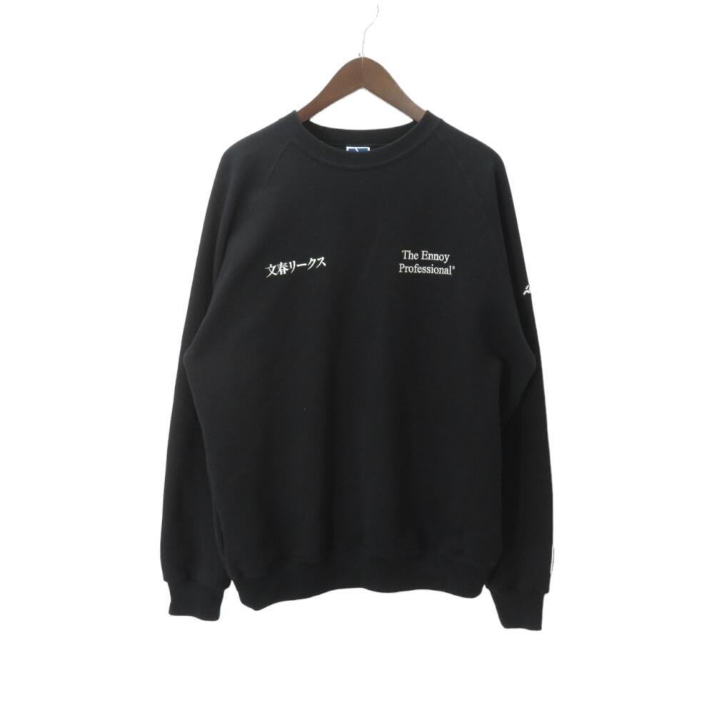 ENNOY 文春リークス Crewneck Sweatshirt Size-L エンノイ クルーネック スウェット 大名店【中古】