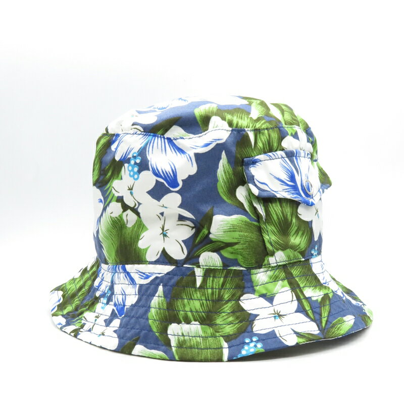 ENGINEERED GARMENTS FLOWER BUCKET HAT SIZE M エンジニアドガーメンツ フラワー バケット ハット 帽子 大名店【中古】