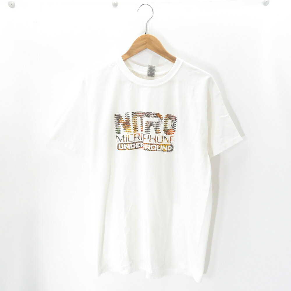 RAIDBACK FABRIC NMU LOGO TEE WHITE Size L レイドバック ファブリック ロゴ Tシャツ ホワイト 大名店【中古】