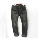 DENHAM CROSSBACK CARROT FIT DENIM PANT SIZE 28 デンハム クロスバック キャロット デニム パンツ インディゴ 大名店【中古】