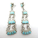 ZUNI TURQUOISE PIERCE SET ズニ族 ターコイズ ピアス セット 大名店【中古】