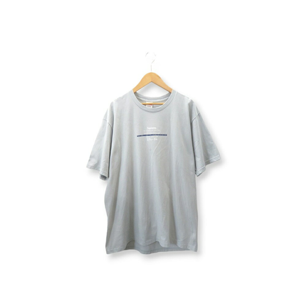 SUPREME 24ss Standard Tee Grey サイズXL シュプリーム スタンダードTシャツ 大名店【中古】