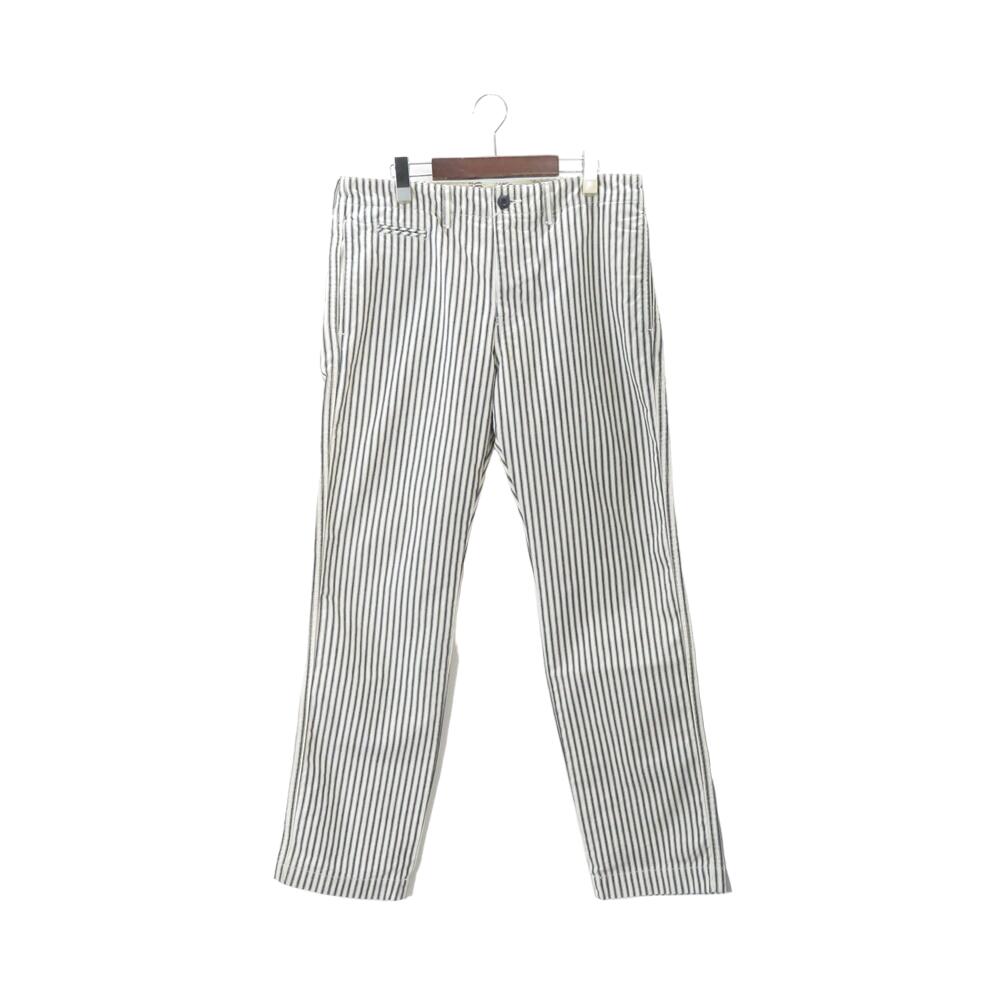 Rakuten - BACK CHANNEL 15ss CHINO PANTS STRIPE Size-L バックチャンネル チノ パンツ ストライプ 大名店【中古】