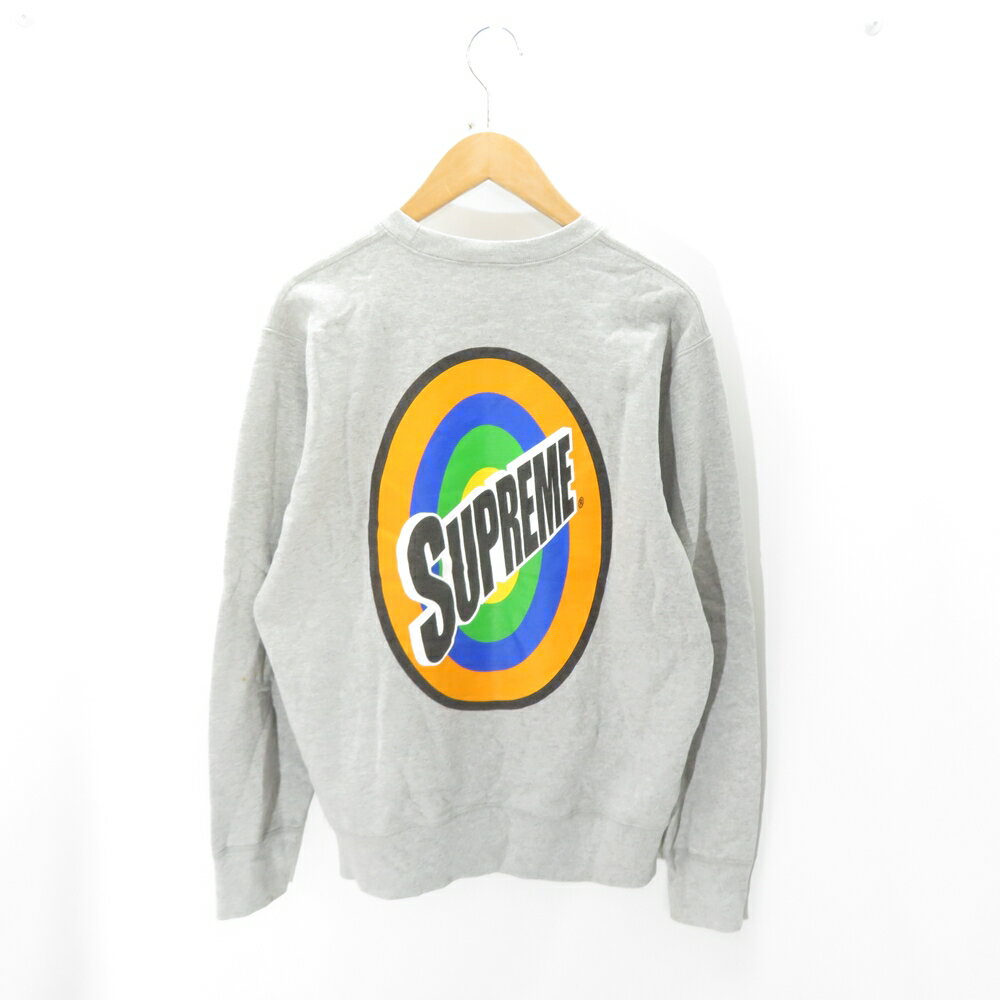 Supreme 16ss Spin Crewneck Sweat Gray Size-M シュプリーム スピン クルーネック スウェット グレー 大名店【中古】