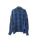 FACETASM 20ss ZIPPER CHECK SHIRT Size-4 YA-SH-U03 t@Zb^Y Wbp[ `FbN Vc 喼XyÁz