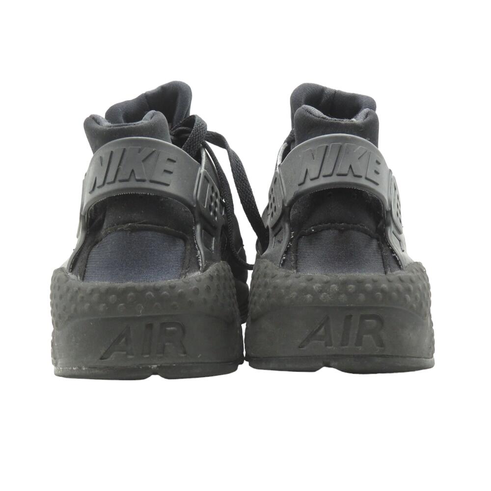 NIKE AIR MAX HUARACHE ALL-BLACK Size-29.5 318429-003 ナイキ エアハラチ ブラック スニーカー 大名店【中古】