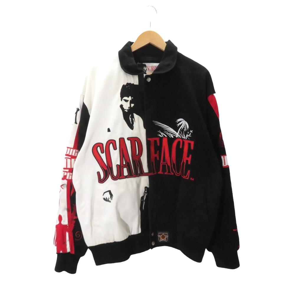 VINTAGE 90s JH DESIGN SCAR FACE RACING JACKET ơ եϥߥȥ ե   㥱å ̾Źš