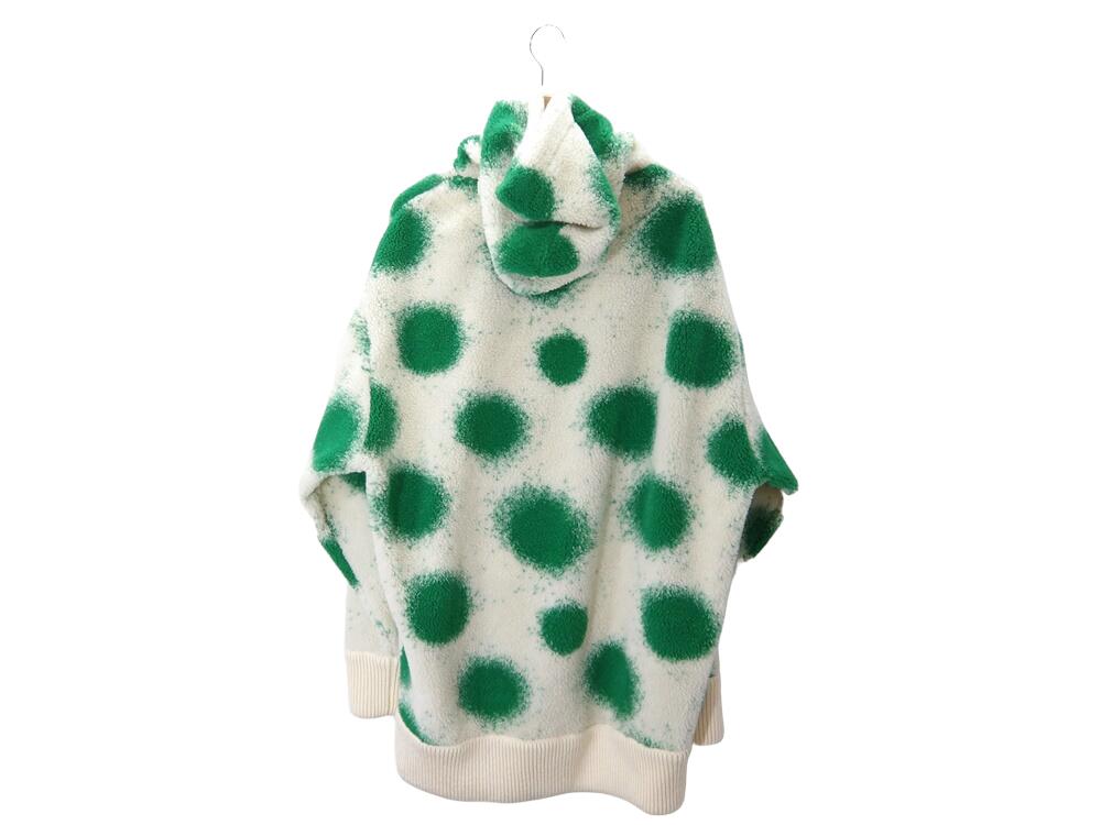MONCLER JW Anderson PRINTED FLEECE HOODIE Size-1 H209E8N00006 モンクレール アンダーソン フリース フーディー パーカー 大名店【中古】