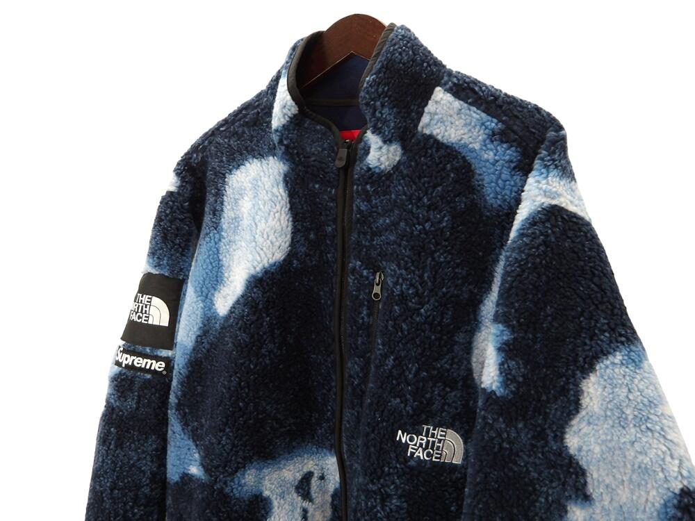 Supreme×THE NORTH FACE 21aw Bleached Fleece Jacket Size-XL BW15022W シュプリーム ノースフェイス ブリーチ フリース ジャケット 大名店【中古】