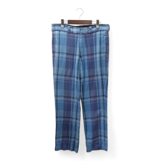 UNUSED CHECK NEL PANTS BLUE Size-3 UW0816 アンユーズド チェック ネル パンツ 大名店【中古】 UNUSED CHECK NEL PANTS BLUE Size-3 UW0816 アンユーズド チェック ネル パンツ 大名店【中古】