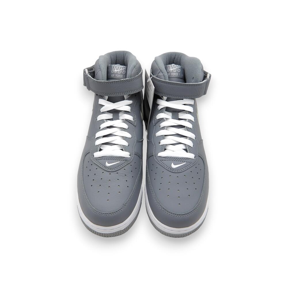 NIKE 2021 AIR FORCE1 MID QS NYC COOL GREY サイズ29.0cm DH5622-001 ナイキ エアフォース1ミッド スニーカー 大名店【中古】