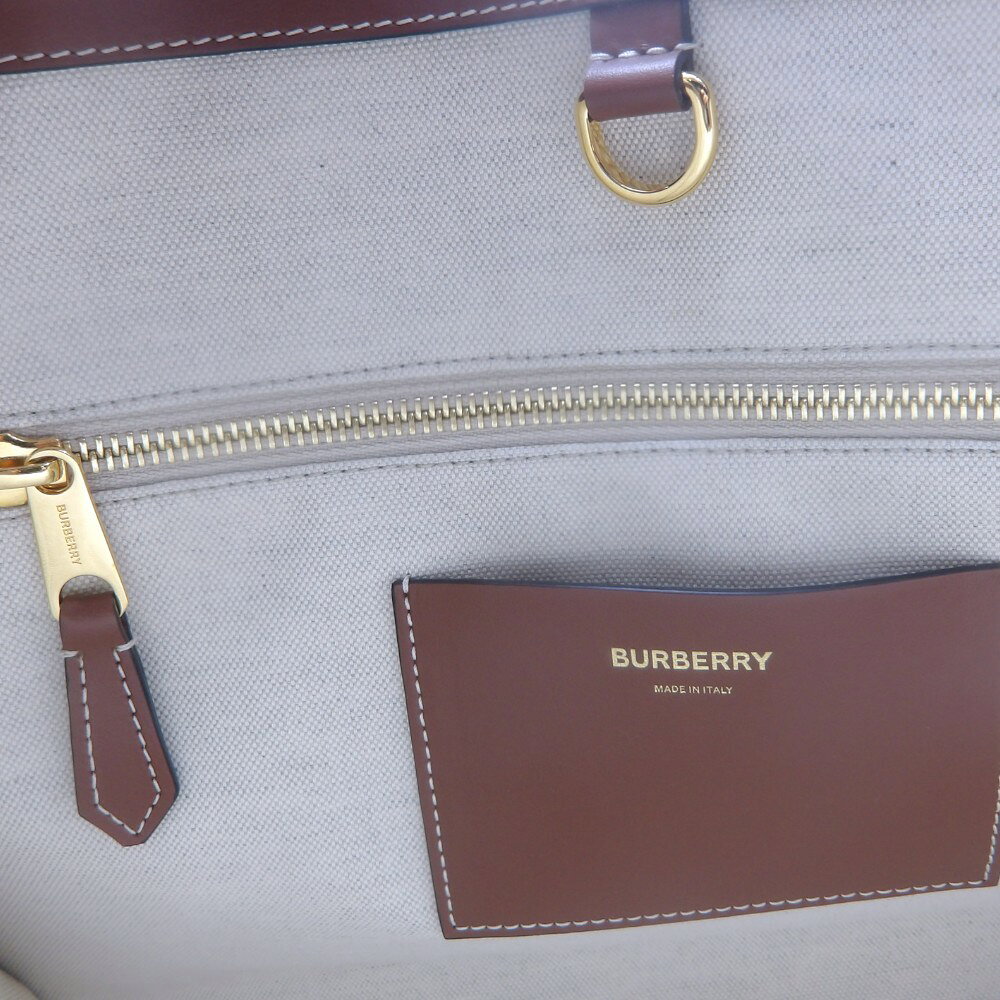 BURBERRY SM FREYA TOTE BIRCH BROWN バーバリー スモール フレヤ トート バッグ 大名店 中古 ec-union3-10120787 union3 楽天市場店 サンプル画像3