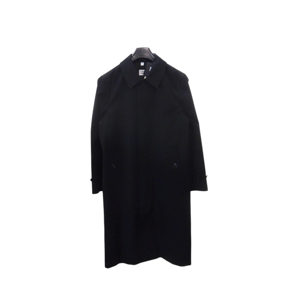 BURBERRY 22aw MINECRAFT MONOGRAM MOTIF COTTON CAR COAT BLACK 44 С...