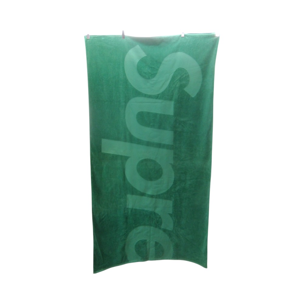 SUPREME 23ss Tonal Logo Towel Green シュプリーム トーナル ロゴ タオル 大名店【中古】