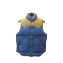 ROCKY MOUNTAIN WAREHOUSE別注 NYLON CHRISTY VEST BLUE サイズ36 ロッキー マウンテン ウェアハウス別注 ナイロ...