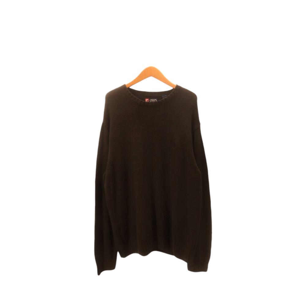 Rakuten - CHAPS [RALPH LAUREN] COTTON KNIT SWEATER BROWN サイズXL チャップス [ラルフ ローレン] コットン ニット セーター 大名店【中古】