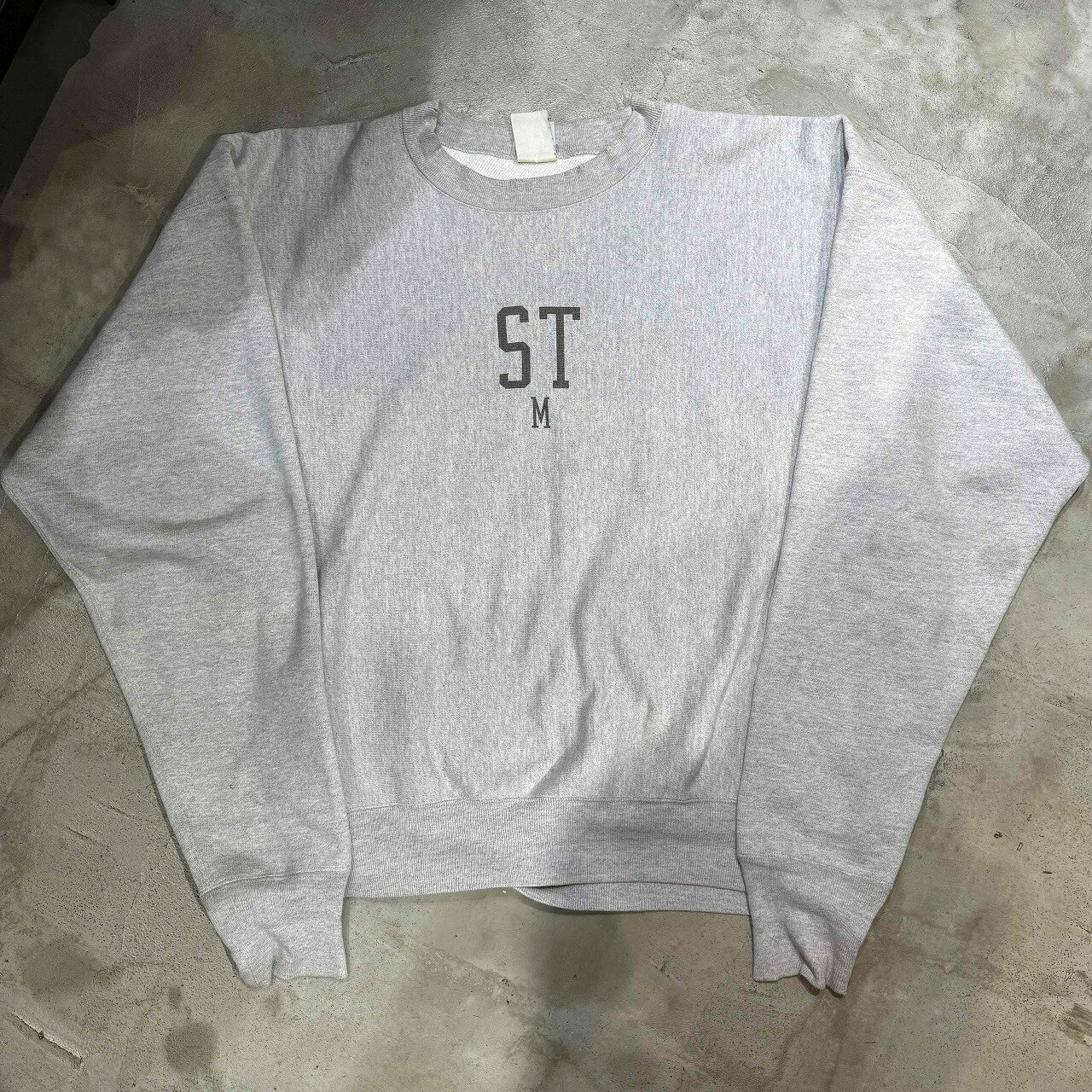 SAINT MICHAEL 22aw CREW SWT / STM / GRY SIZE-XL SM-A22-0000-018 セントマイケル クルーネック スウェット 心斎橋店【中古】