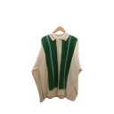 F-LAGSTUF-F STRIPE CADIGAN CREAM サイズL フラグスタフ ストライプ カーディガン クリーム セーター シャツ 大名店【中古】