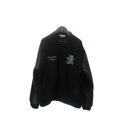 BLACK EYE PATCH BUDSPOOL AGH VARSITY JACKT BLACK サイズXXL ブラックアイパッチ バッズプール バーシティ ジャケット 大名店【中古】 BLACK EYE PATCH BUDSPOOL AGH VARSITY JACKT BLACK サイズXXL ブラックアイパッチ バッズプール バーシティ ジャケット 大名店【中古】