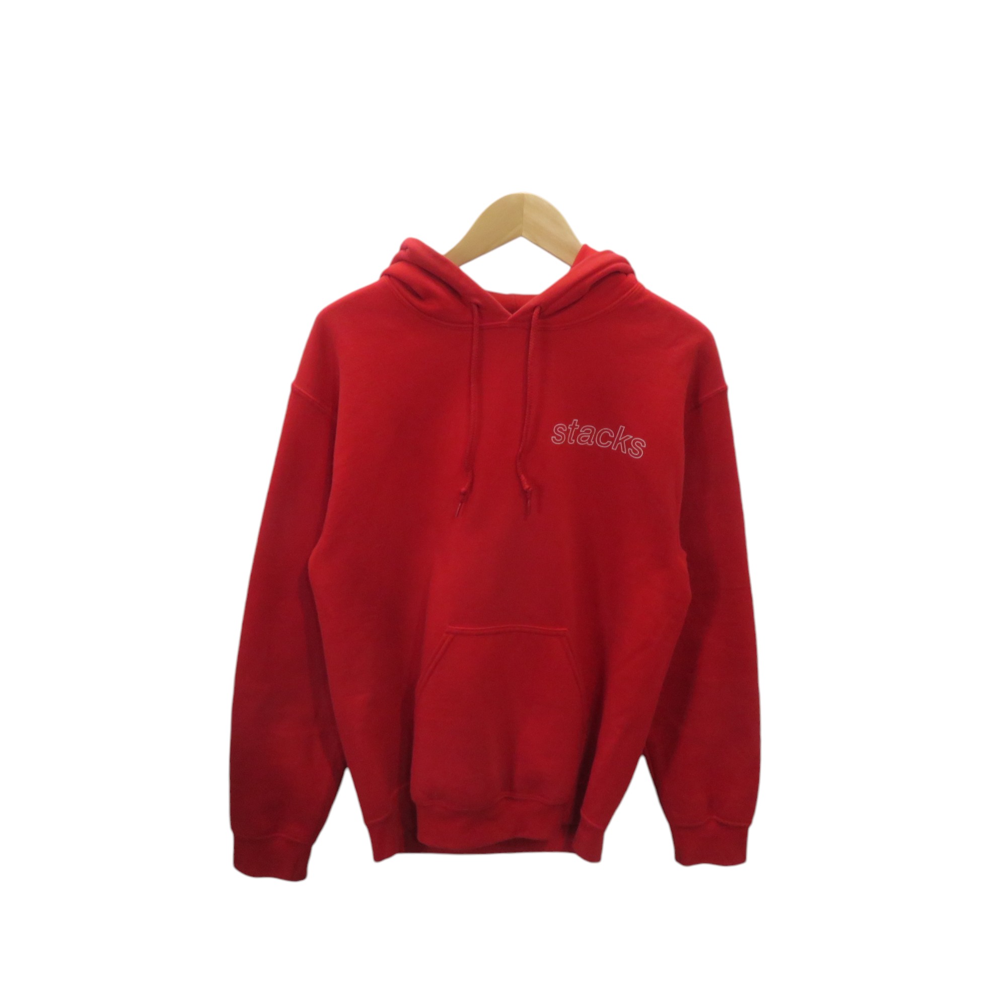 BLACK EYE PATCH "AYA BROWN PRINT HOODIE” ”STACKS ISSUE” RED サイズS 18SS ブラック アイ パッチ アヤ ブラウン プリント フーディー スタックス イシュー パーカー 大名店【中古】