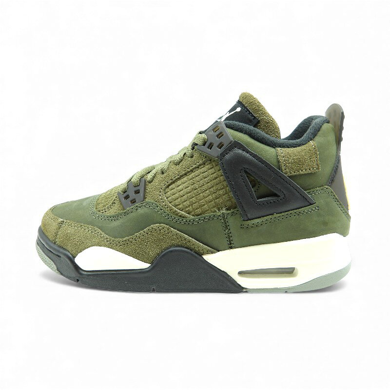 Rakuten - NIKE 2023 AIR JORDAN 4 RETRO SE CRAFT OLIVE サイズ23.5cm FB9928-200 箱有 ナイキ エアジョーダン4 レトロ クラフト スニーカー 大名店【中古】