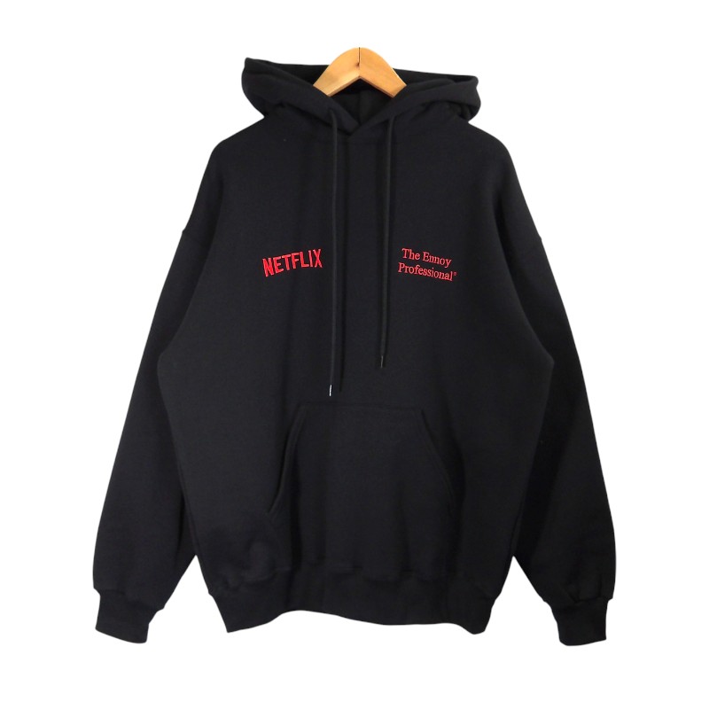 【最安値】ENNOY TEP Hoodie エンノイ パーカー 黒 L 中古・古着通販】THE ENNOY PROFESSIONAL (ザ エンノイ