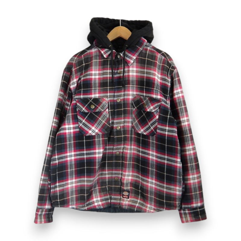 Rakuten - SUPREME 25aw Dickies Lined Zip Up Hooded Flannel Shirt サイズM シュプリーム ディッキーズ ラインド ジップアップ フーデッド フランネルシャツ 大名店【中古】