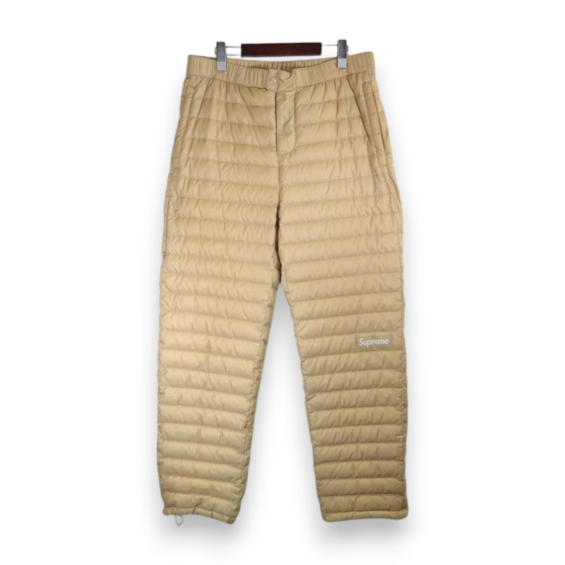 乐天商城 - SUPREME 22aw Micro Down Pant Beige サイズS シュプリーム マイクロダウン キルティング パンツ 大名店【中古】